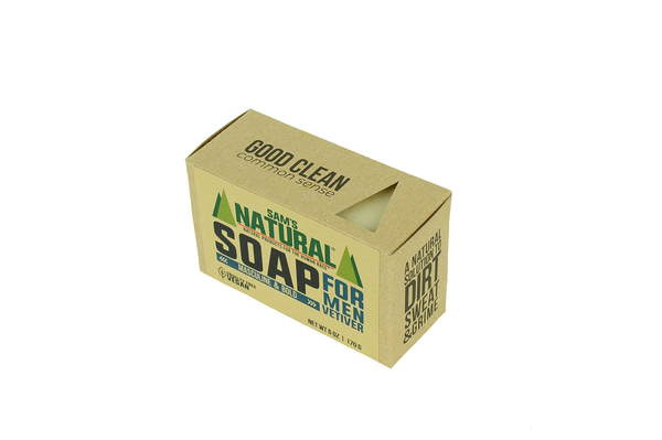 Soap for Men Vetiver - Sams Natural (6)